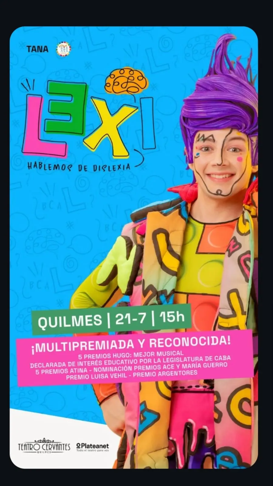 Póster de LEXI, Hablemos de Dislexia