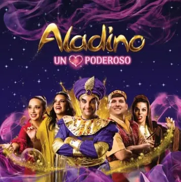 Póster de Aladino, un corazón poderoso