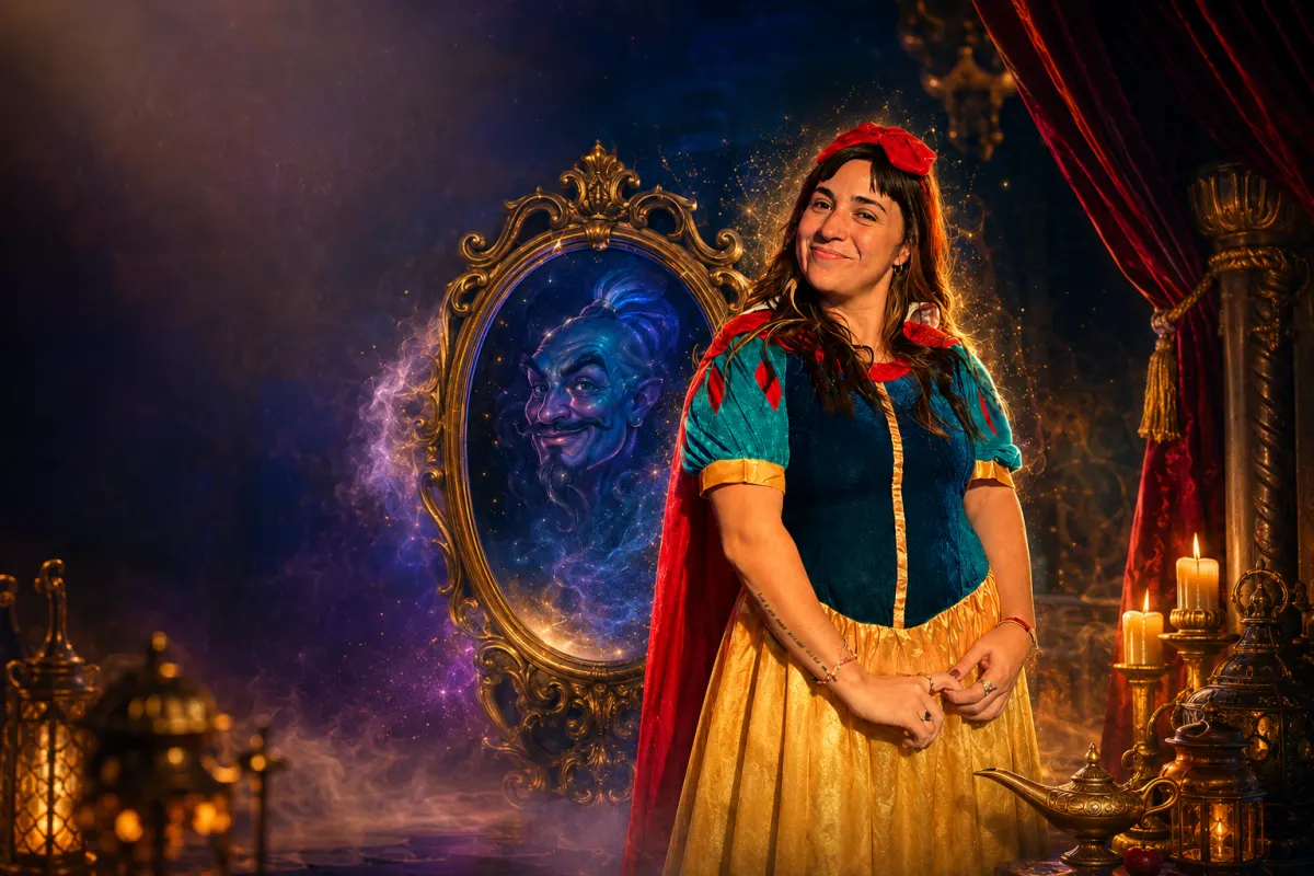 Póster de Blancanieves y el Genio del Espejo