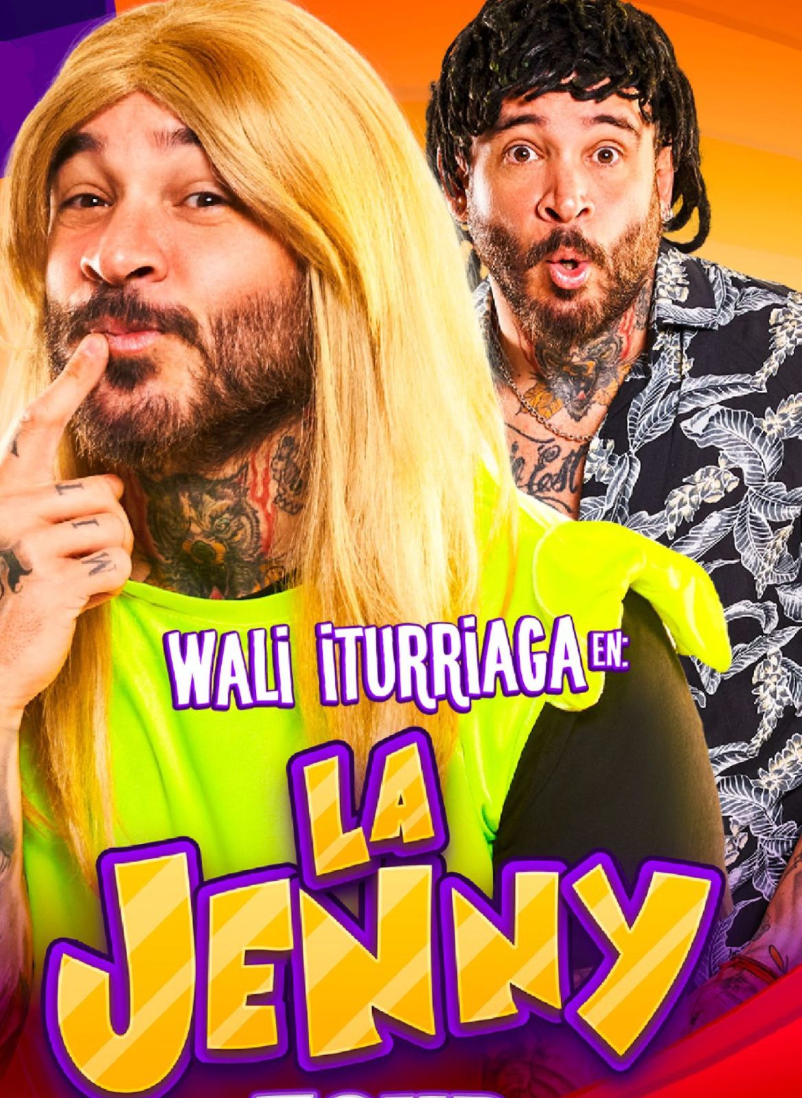 Póster de Wali Iturriaga: La Jenny - Cachicalientas Tour