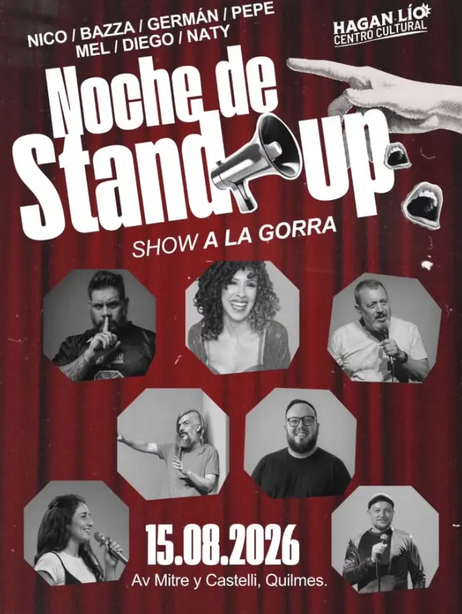 Póster de Noche de Stand-UP: A la gorra