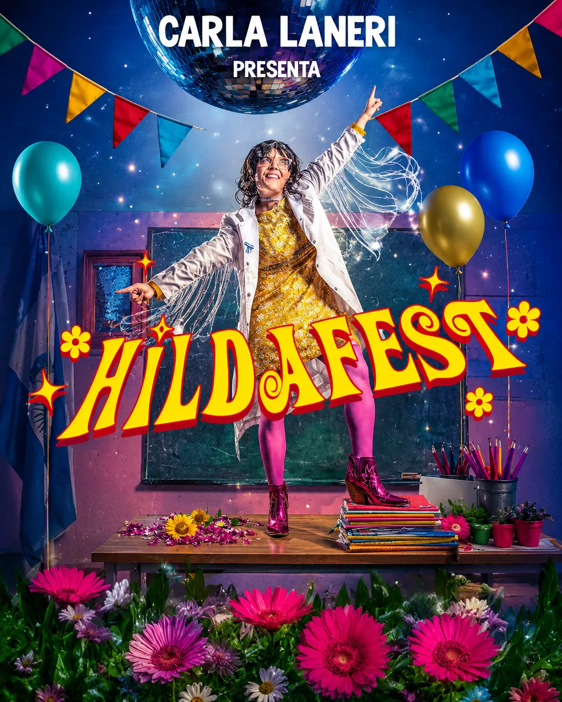 Póster de Carla Laneri: Hilda Fest