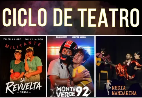 Póster de Ciclo de teatro en La Fabrica