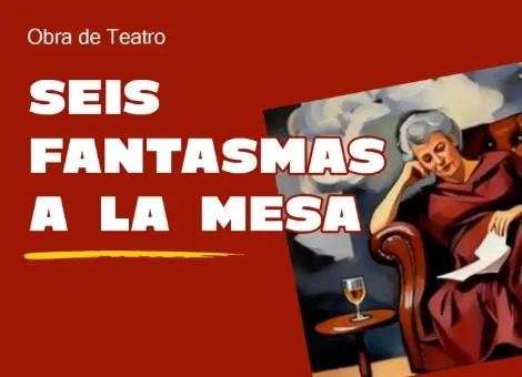 Póster de Seis fantasmas a la mesa