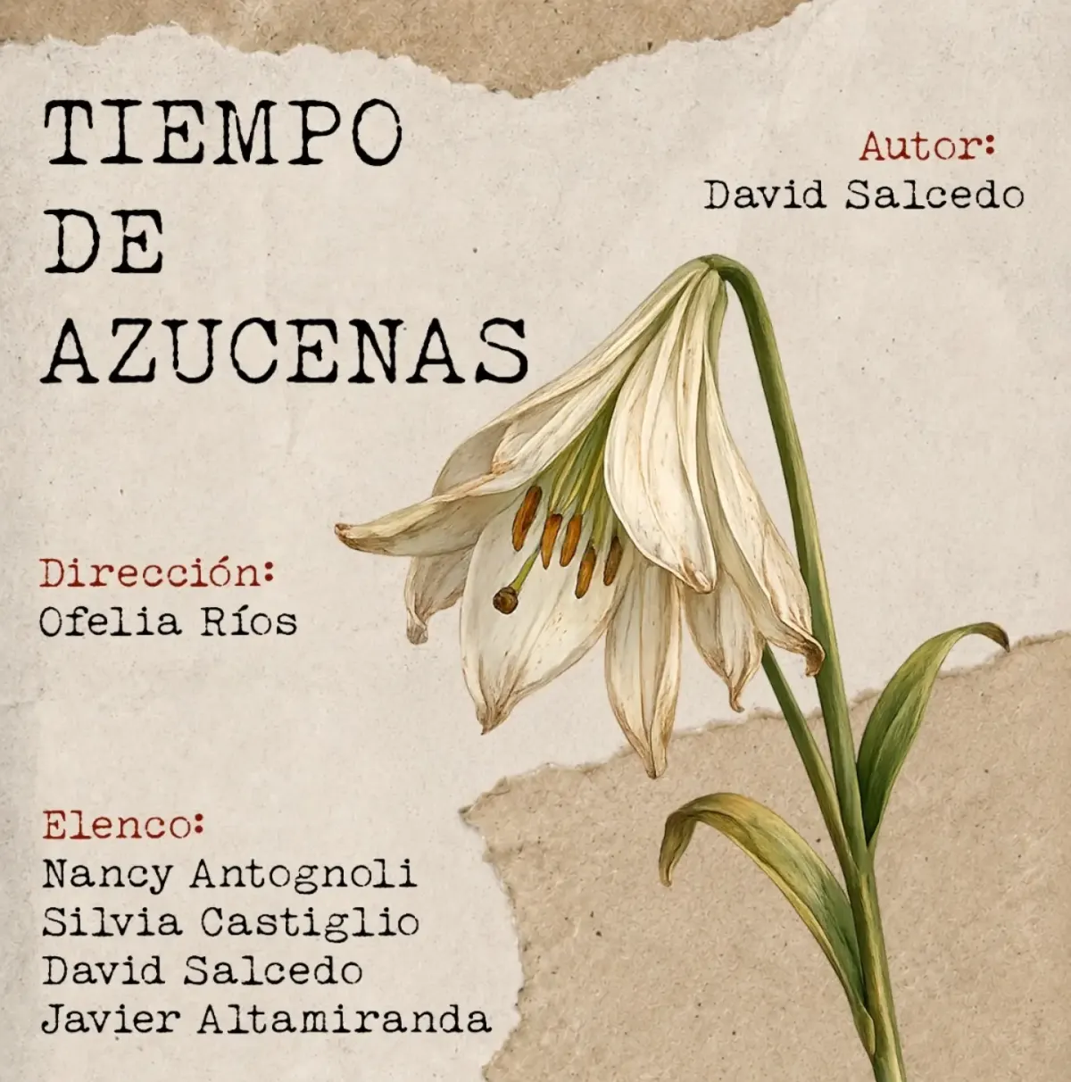 Póster de Tiempo de azucenas