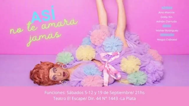Póster de Así no te amará jamás